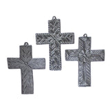 Set of 3 Milagro Crosses Wall Decor 3.5" x 2 3/4"