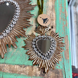 Jeweled Rays Sacred Heart Mirror
