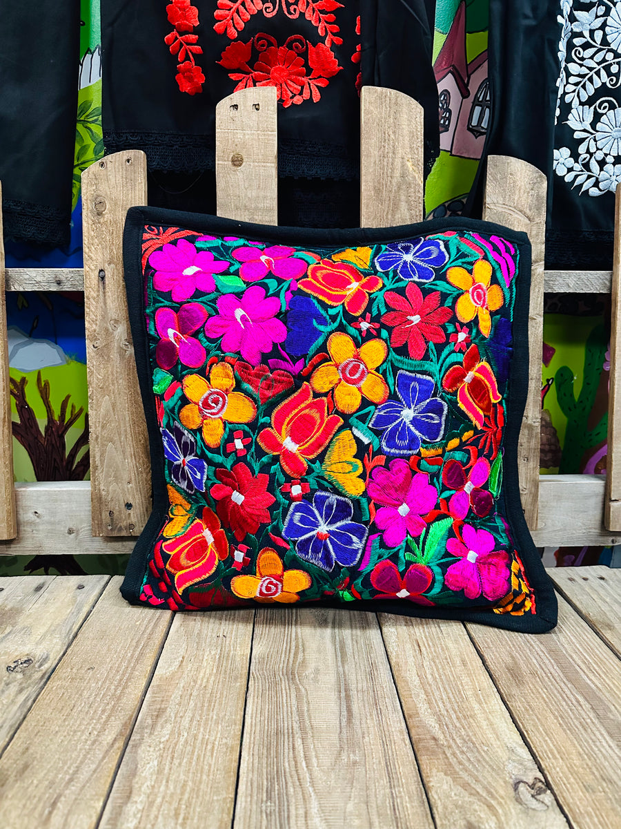 Floral Pillow Mexican Pillow Covers Contemporary Mexican Floral