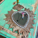 Jeweled Rays Sacred Heart Mirror