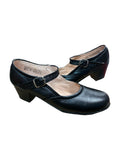 Folklorico Black Shoes with Nails Lucero