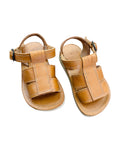 Mexican Girl Brown Leather Sandals