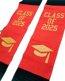Mexican Serape Embroidered Graduation Stole Class of 2025 Grad Hat