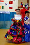 Girls Mexican Chiapaneca Fino Dress for Girls Black