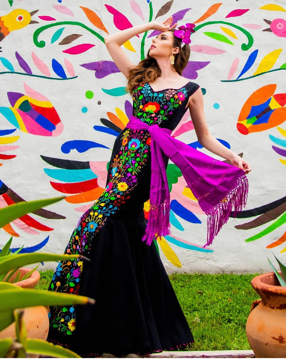 Mexican style 2025 evening dresses