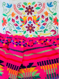 Mexican Romper Hummingbird Pink
