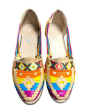 Multicolor Leather Huaraches Sandals