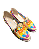 Multicolor Leather Huaraches Sandals