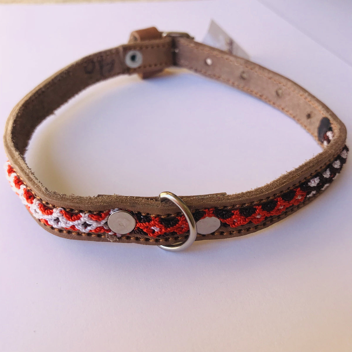 Hand woven hotsell dog collar