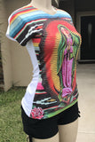 Virgencita de Guadalupe Graphic Tee Shirt - Cielito Lindo