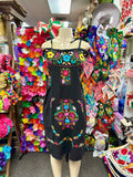 Belen Strapped Floral Embroidered Dress - Cielito Lindo