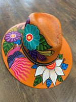 Hand painted Mexican hat Paloma