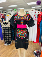 Puebla Plus Size Dress Black