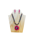 Frida Kahlo Beaded Necklace & Earrings