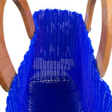 Oaxacan Handwoven Tote Bag with Wooden Handles