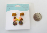 Pan Dulce Stud Earrings Multipack