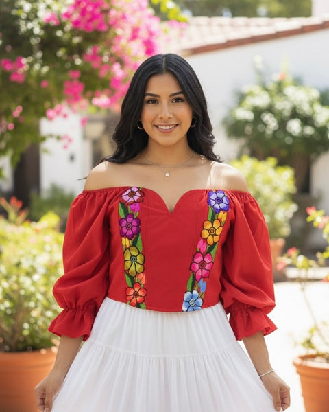 Laura Embroidered Top