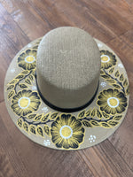 Hand painted Mexican hat Hibiscus