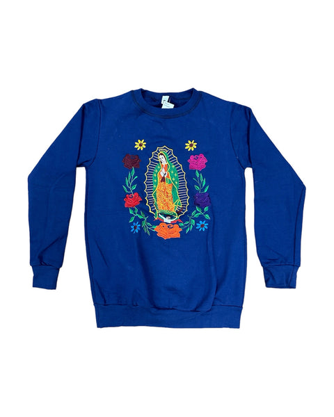 Lady of Guadalupe Sweatshirt Navy
