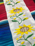 Mexican Serape Sunflowers Embroidered Graduation Stole Class of 2024