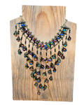 Jarritos Black Multicolor Waterfall Necklace