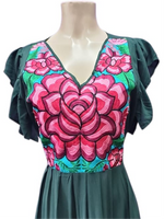 Claudia Dress Green