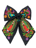 Lady of Guadalupe Embroidered Hair Bows - Cielito Lindo