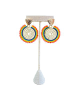 Mostacilla Colombian Earrings Gold Plated 24K