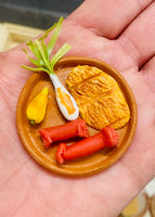 Mini Food Plates - Ofrenda Decorations for Day of the Dead Altar