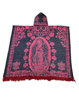 Unisex Mexican Poncho Guadalupe