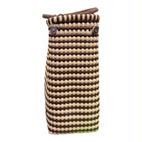 Oaxacan Handwoven Tote Bag with Vinyl Wrapped Handled