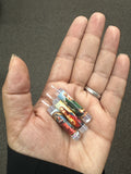 Set of 10 Mini Candles 1.75” - Ofrenda Decorations for Day of the Dead Altar
