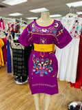 Puebla Plus Size Dress Magenta