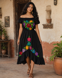 Alana Floral Embroidered Dress