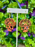 Catrina Wooden Earrings - Cielito Lindo