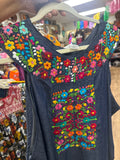 Mexican Denim Cleo Dress - Cielito Lindo