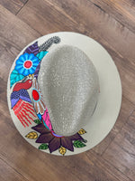 Hand painted Mexican hat Paloma