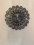 Sun Metal Art Wall Decor 10" 