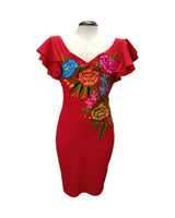 Libertad Mexican Red Dress