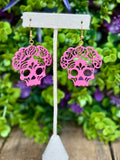 Catrina Wooden Earrings - Cielito Lindo