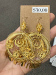 Authentic Oaxaca Filigree Folklorico Earrings - Large