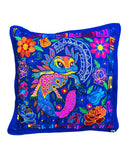Axolotl Embroidered Pillow Cover