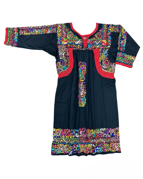 San Antonino Embroidered Deshilado Dress
