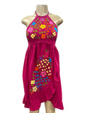 Artemisa Halter Dress Hot Pink