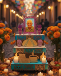 Day of the Dead Altar - 18 pc set Large Ofrenda 38” x 24”