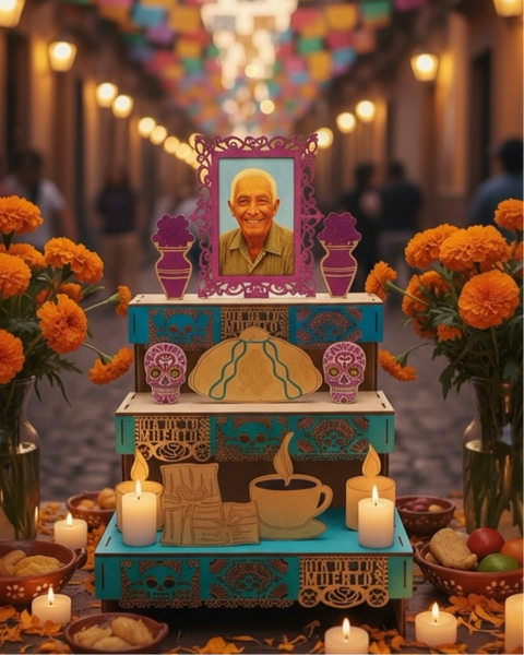 Day of the Dead Altar - 18 pc set Large Ofrenda 38” x 24”