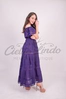 Adalia Maxi Dress Purple