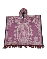 Unisex Mexican Poncho Guadalupe