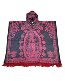 Unisex Mexican Poncho Guadalupe