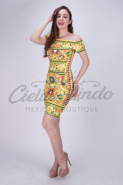 Fiesta Printed Dress - Cielito Lindo